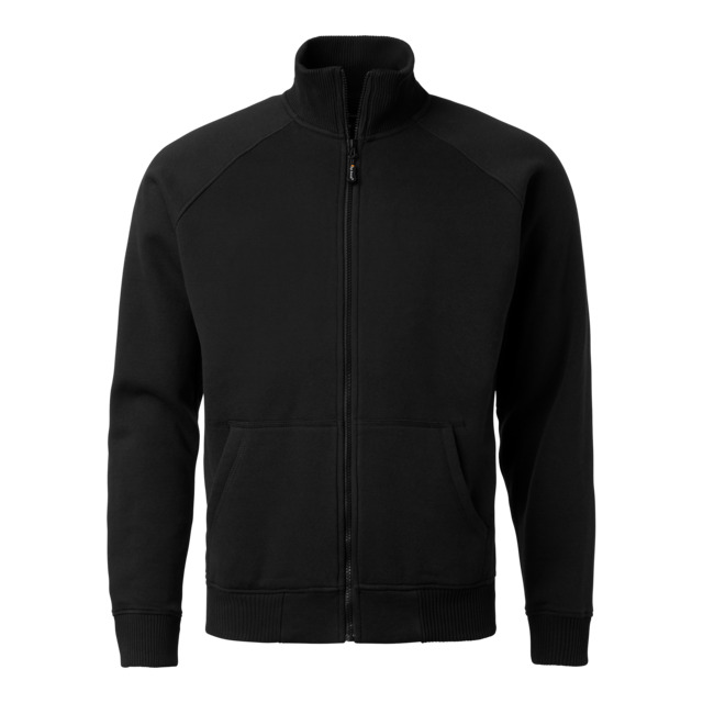 Produktbild föreställande artikeln SWEATSHIRT 148 HEL ZIP SVART XXL från kategorin Överdelar