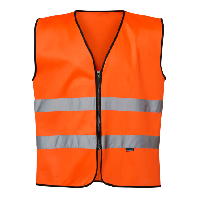 VARSELVÄST ORANGE ZIP KLASS 2 ONE SIZE | Beijerbygg Byggmaterial
