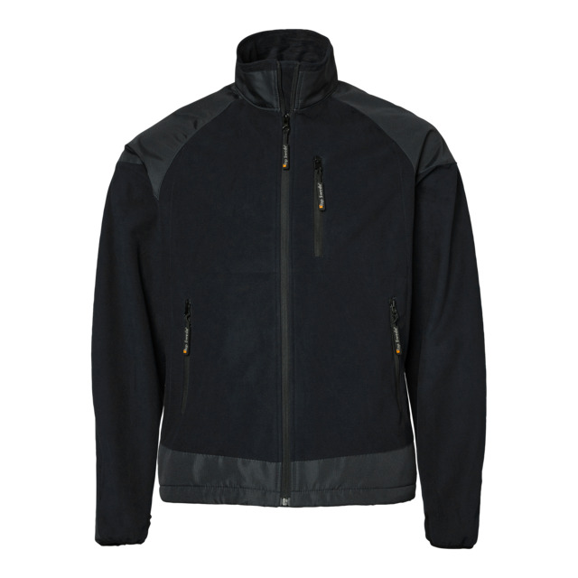 FLEECEJACKA VINDSTOPPER SVART XXXL | Beijerbygg Byggmaterial