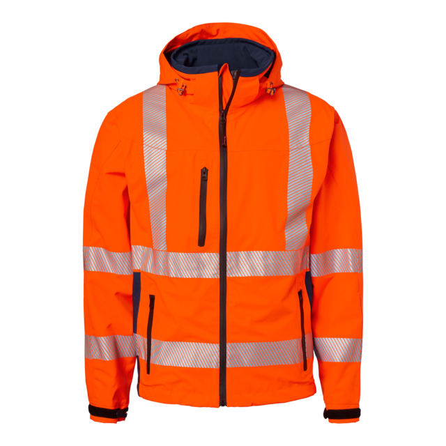 JACKA 3-LAGERS VARSEL ORANGE XXXL