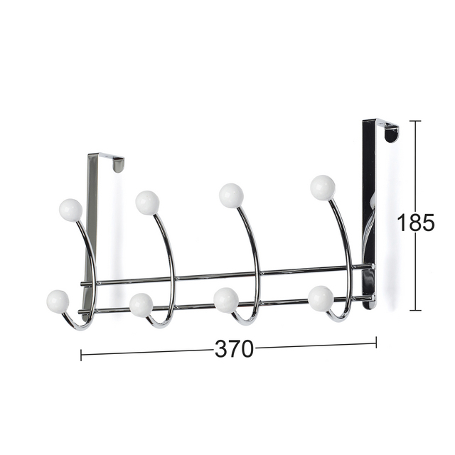 DÖRRHÄNGARE BONNY 4-KROK VIT/KROM