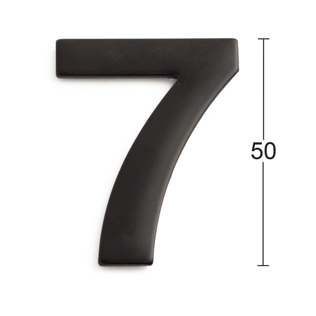 SIFFRA 7 ROSTFRI SVART 50MM