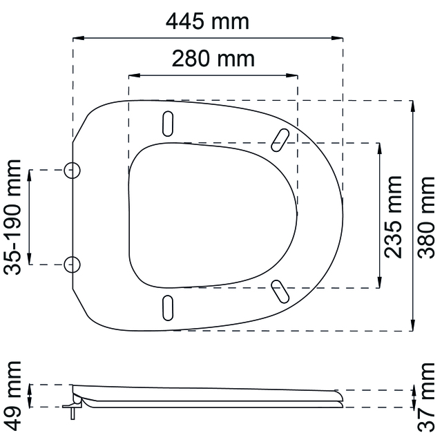 TOALETTSITS BASIC VIT SB