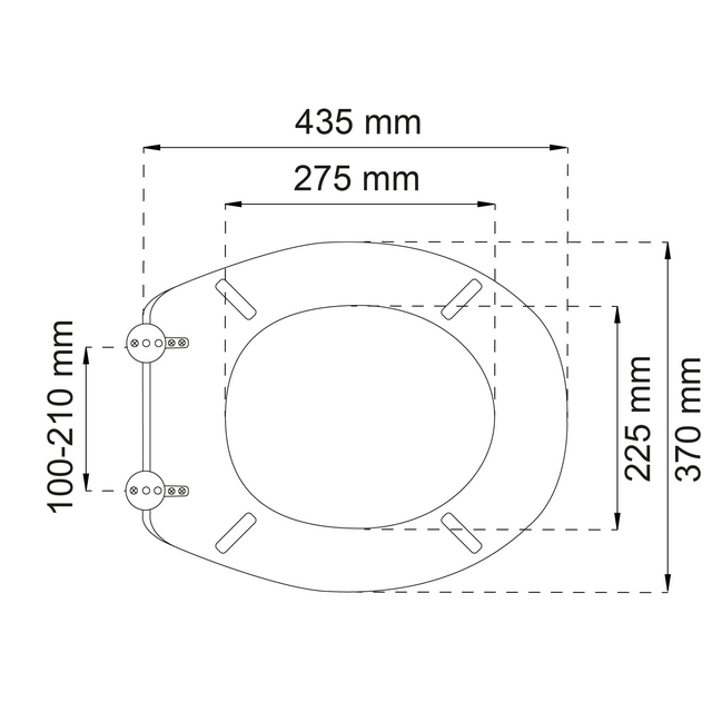 TOALETTSITS NATURE SVART SB