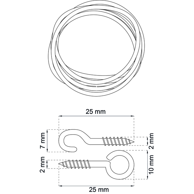 GARDINSPIRAL VIT PL 840