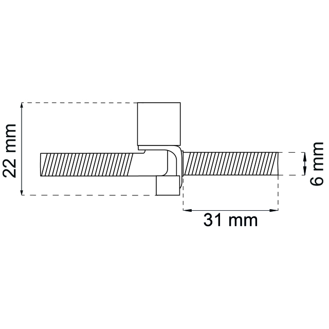 SKÅPGÅNGJÄRN 1506N SB