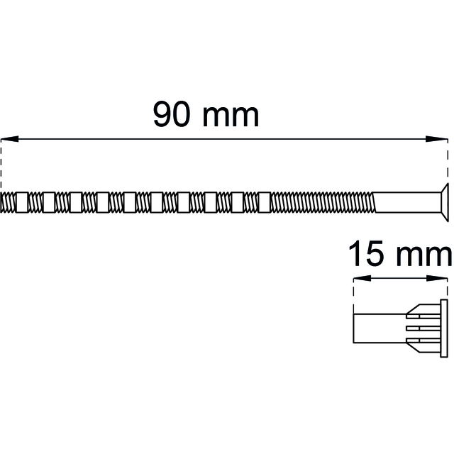 SKRUV M NIPPEL 4-90-8N SB M5 2PAC