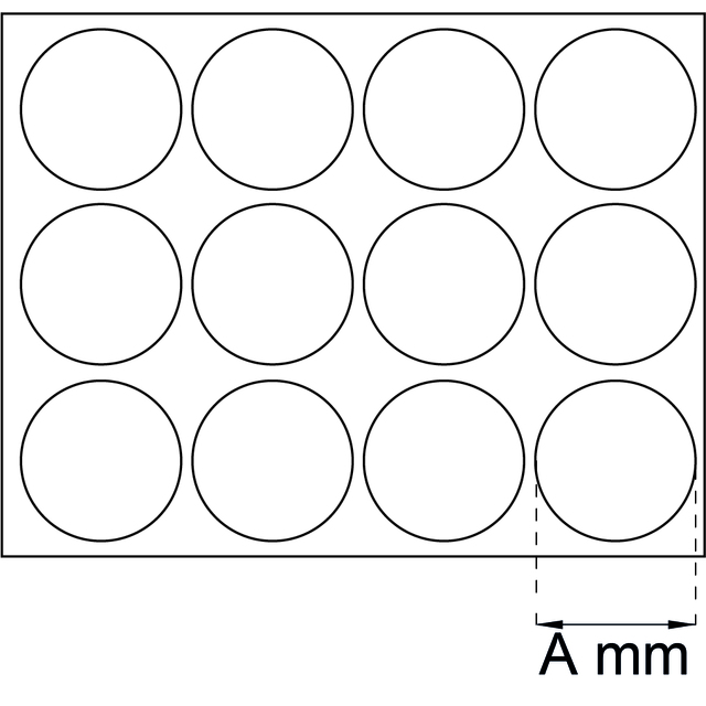 GOLVSKYDD 106 SVART 20+38MM SB MÖBELTASS  (10)