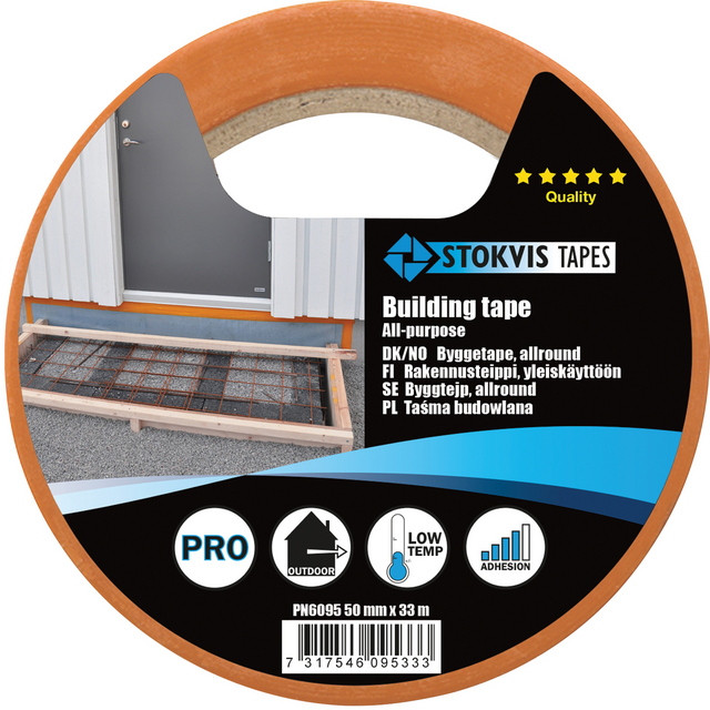 BYGGTEJP ORANGE 50MMX33M (36)