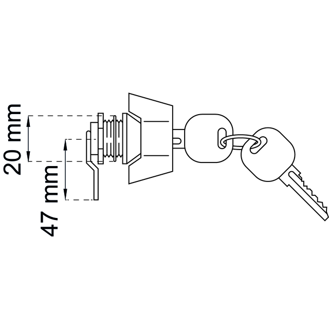 LÅS TILL POSTLÅDA HABO 9440 9441