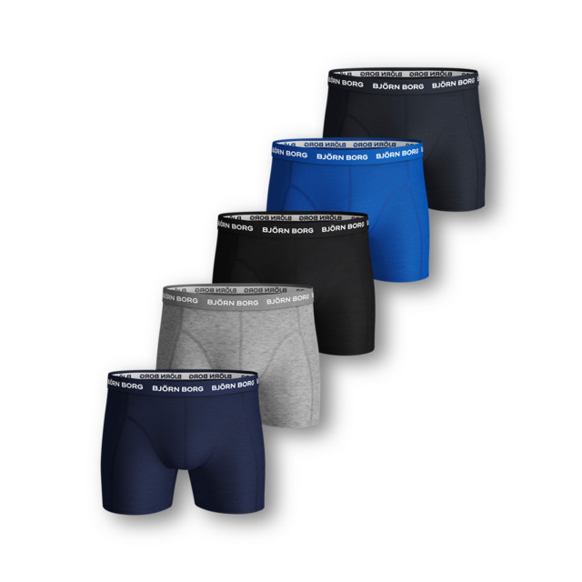 BOXER BJÖRN BORG 5-P BLUE NAVY M | Beijerbygg Byggmaterial