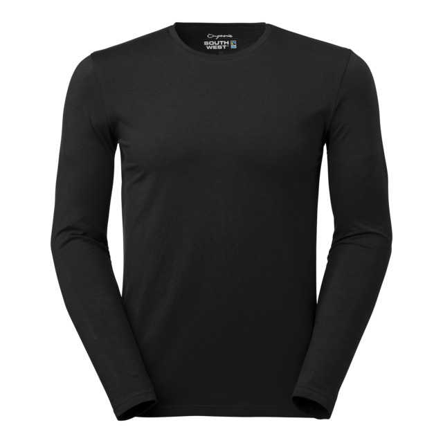 LÅNGÄRMAD T-SHIRT LEO SOUTH WEST SVART XXXL | Beijerbygg Byggmaterial
