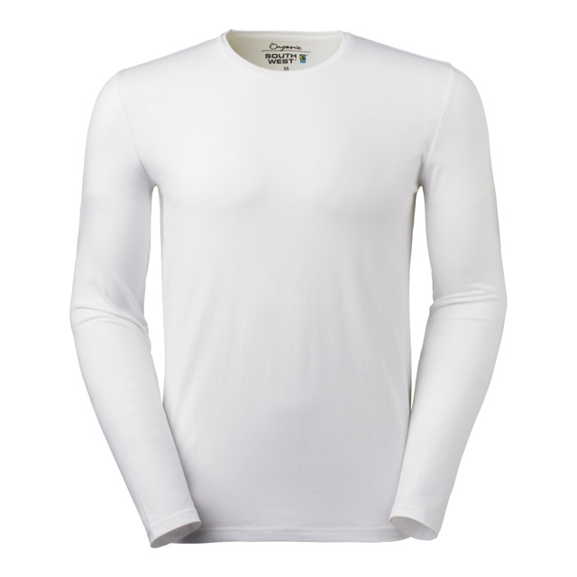 LÅNGÄRMAD T-SHIRT LEO SOUTH WEST VIT XXXL | Beijerbygg Byggmaterial