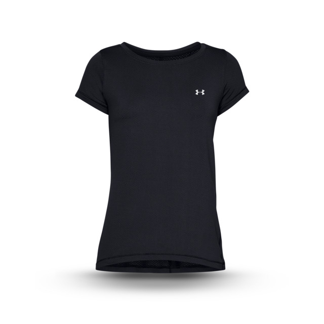 Produktbild föreställande artikeln T-SHIRT SHORT SLEEVE TRAINING TOP UA SVART S från kategorin Överdelar