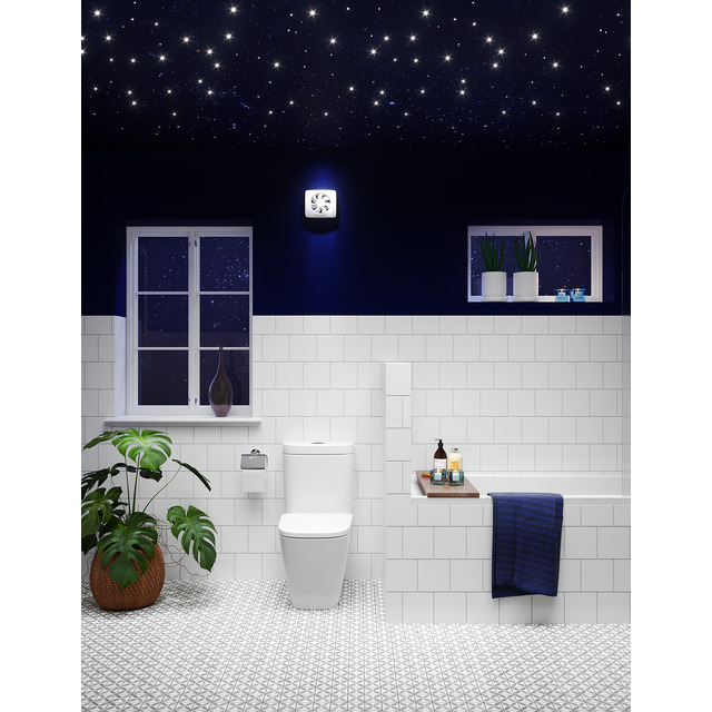 BADRUMSFLÄKT FRESH INTELLIVENT SKY DESIGN