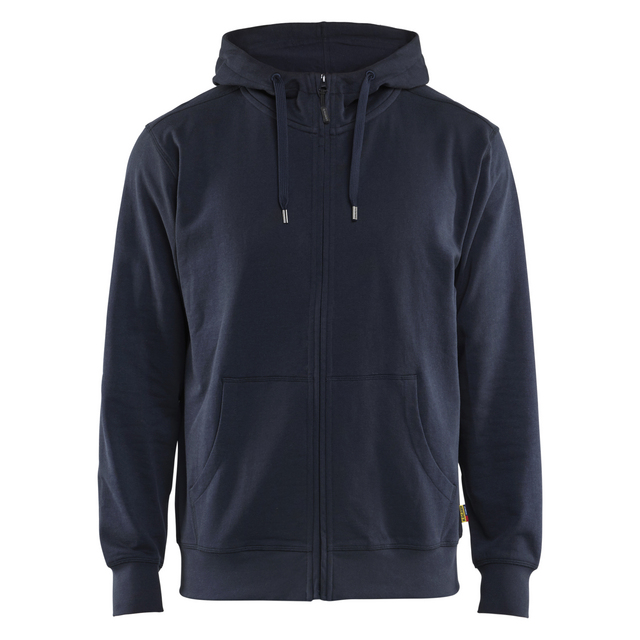LUVTRÖJA 3366 1158 MED DRAGKEDJA MÖRK MARINBLÅ L | Beijerbygg Byggmaterial