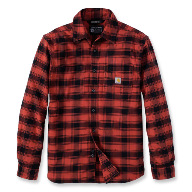SKJORTA RUT. FLANELL RÖD L | Beijerbygg Byggmaterial