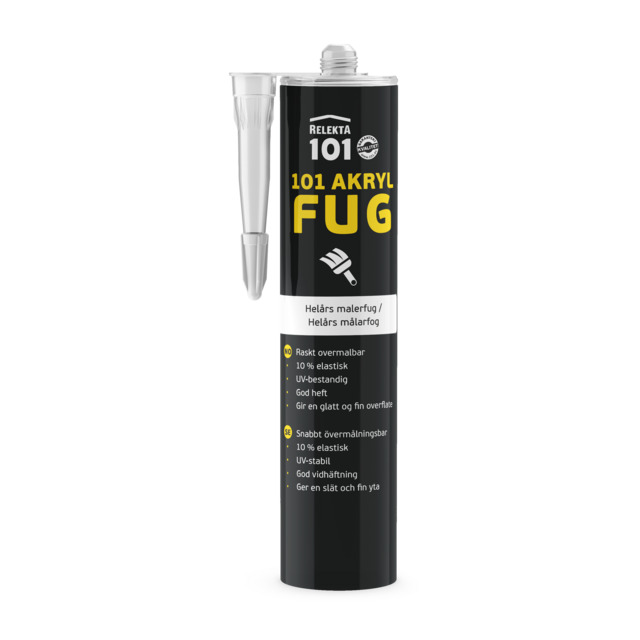 AKRYLFOGMASSA 101 AKRYL FOG VIT 310ML | Beijerbygg Byggmaterial