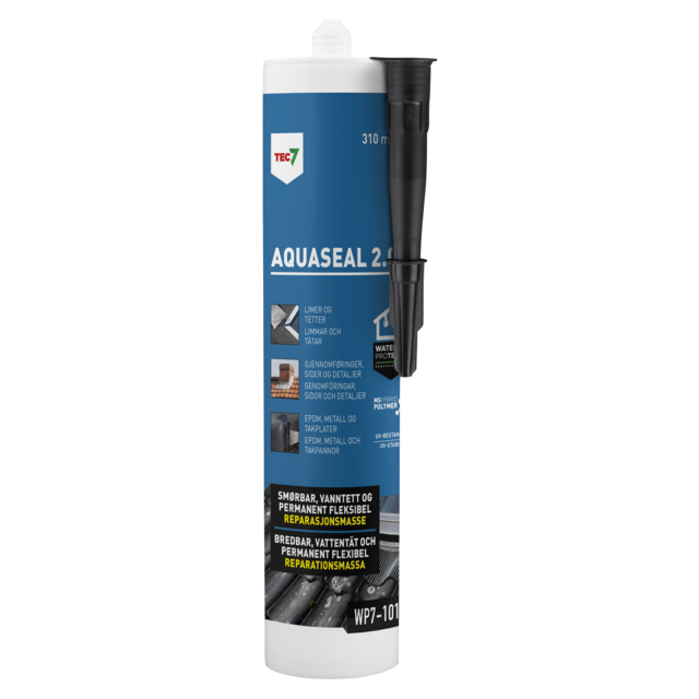 FOGMASSA AQUASEAL 2.0 SVART 310ML