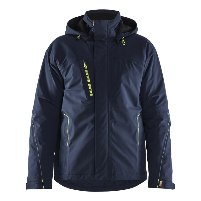 FUNKTIONSJACKA 4484 1917 LÄTT FODRAD STRETCH SVART/VGUL M