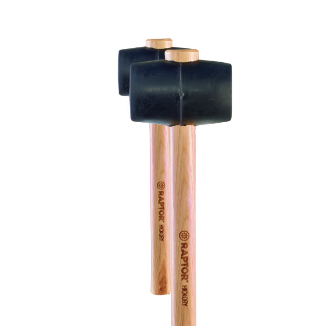 GUMMIHAMMARE 320 MM RAPTOR HICKORYTRÄSKAFT - 450 G