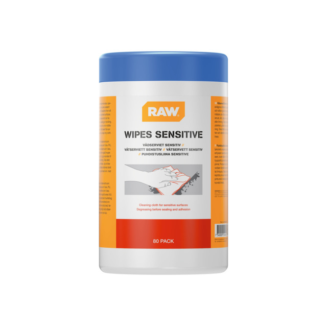 WIPES SENSITIVE 80-PACK RAW 80-PACK HANDSERVETT
