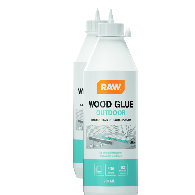 TRÄLIM D3 UTE 750ML RAW FUKTSÄKERT TRÄLIM
