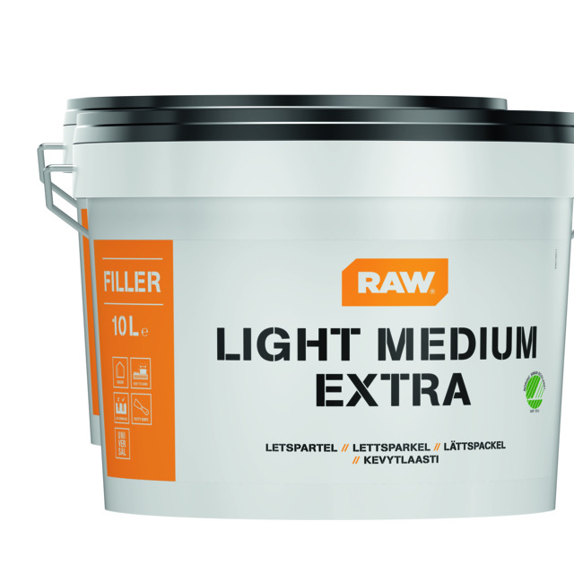 SPACKEL MEDIUM EXTRA 10L RAW