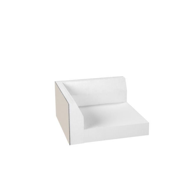 ISOLERING L-YTTERHÖRN 400 S200 400X590X590MM