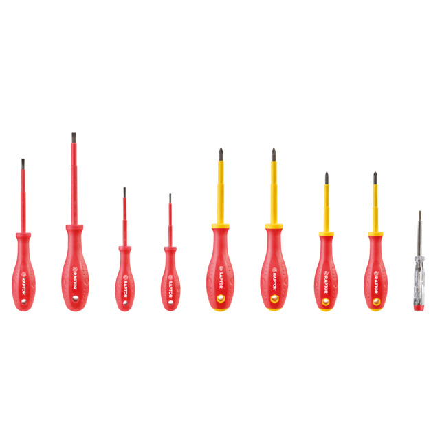 SKRUVMEJSELSATS 9 DELAR RAPTOR VDE - 1 000 V