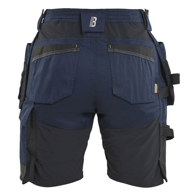 HANTVERKSSHORTS 7133 1832 STRETCH DAM SVART C34