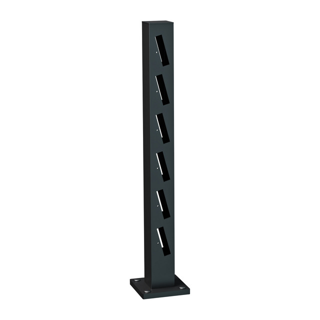 MELLANSTOLPE HÄREN 745 SV STAKETSTOLPE ALUMINIUM | Beijerbygg Byggmaterial