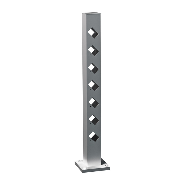 MELLANSTOLPE FLÅREN 745 NAT STAKETSTOLPE ALUMINIUM | Beijerbygg Byggmaterial