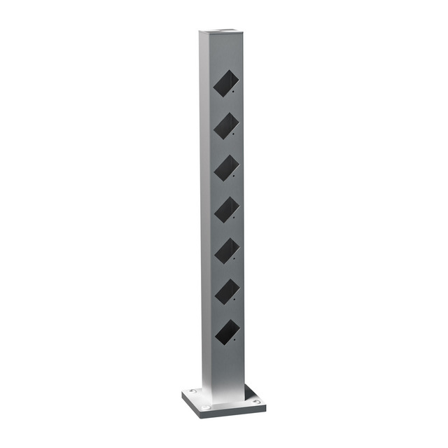 ÄNDSTOLPE HÖGER FLÅREN 745 NAT STAKETSTOLPE ALUMINIUM | Beijerbygg Byggmaterial