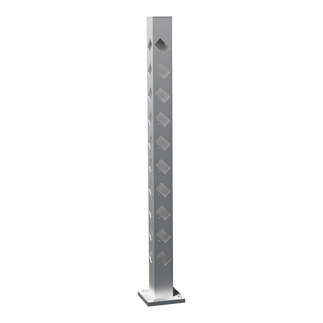 HÖRNSTOLPE FLÅREN 995 NAT. STAKETSTOLPE ALUMINIUM | Beijerbygg Byggmaterial