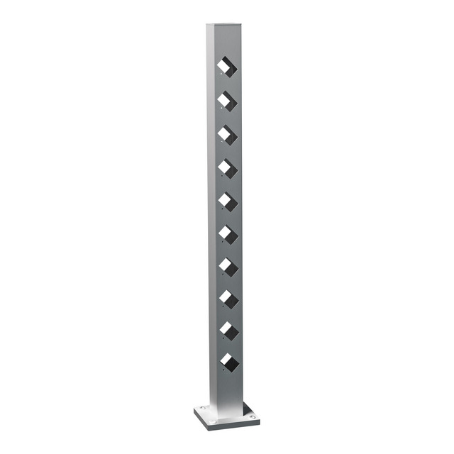 MELLANSTOLPE FLÅREN 995 NAT STAKETSTOLPE ALUMINIUM | Beijerbygg Byggmaterial