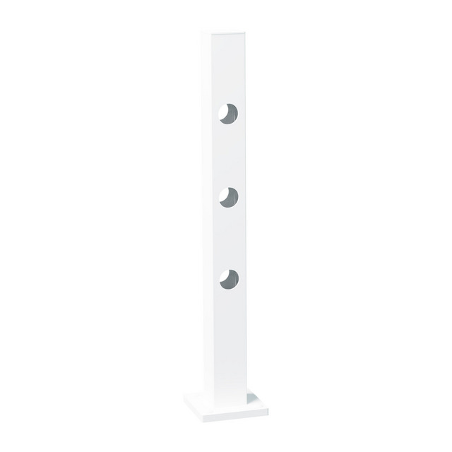 MELLANSTOLPE HINDSEN 745 VIT STAKETSTOLPE ALUMINIUM | Beijerbygg Byggmaterial