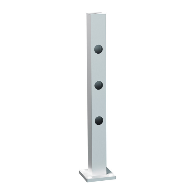 ÄNDSTOLPE HINDSEN 745 NAT. STAKETSTOLPE ALUMINIUM | Beijerbygg Byggmaterial