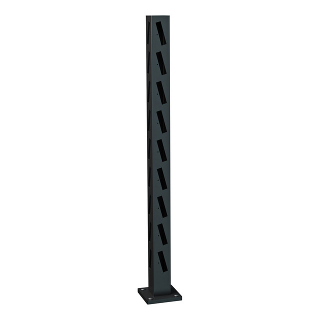 HÖRNSTOLPE HÄREN 1060 SV STAKETSTOLPE ALUMINIUM | Beijerbygg Byggmaterial