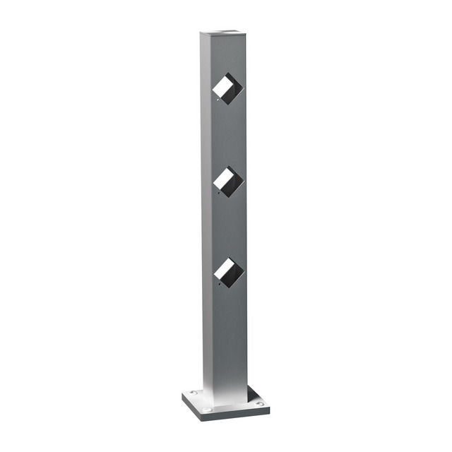 MELLANSTOLPE MÖCKELN 745 NAT STAKETSTOLPE ALUMINIUM | Beijerbygg Byggmaterial