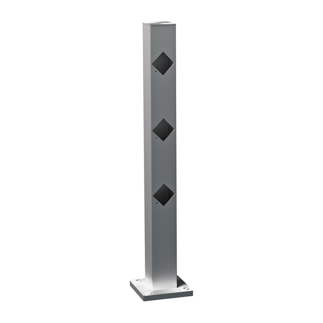 ÄNDSTOLPE MÖCKELN 745 NAT. STAKETSTOLPE ALUMINIUM | Beijerbygg Byggmaterial