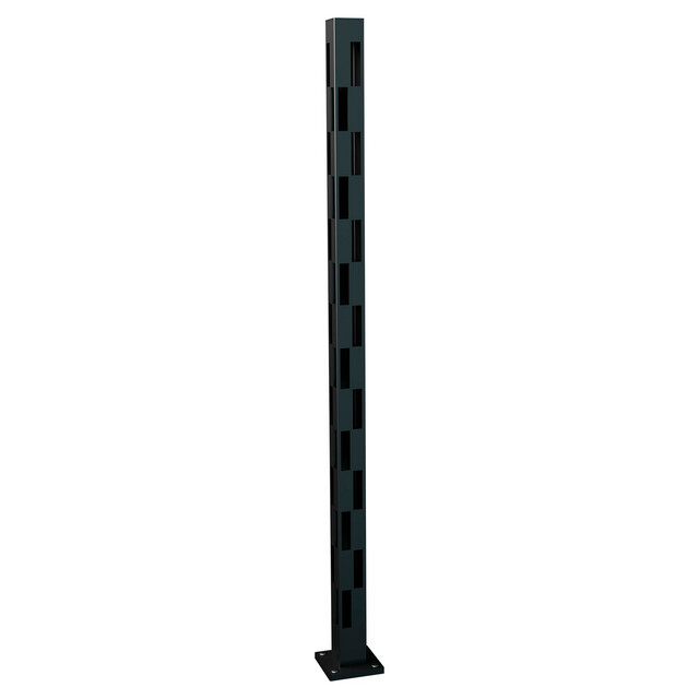 HÖRNSTOLPE DISKRET 1460 SV STAKETSTOLPE ALUMINIUM | Beijerbygg Byggmaterial