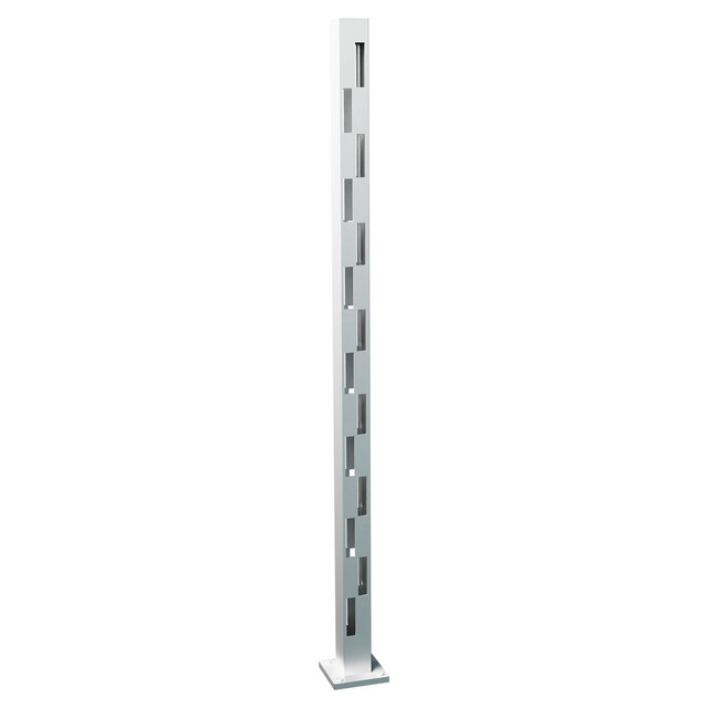MELLANSTOLPE DISKRET 1460 NAT STAKETSTOLPE ALUMINIUM | Beijerbygg Byggmaterial