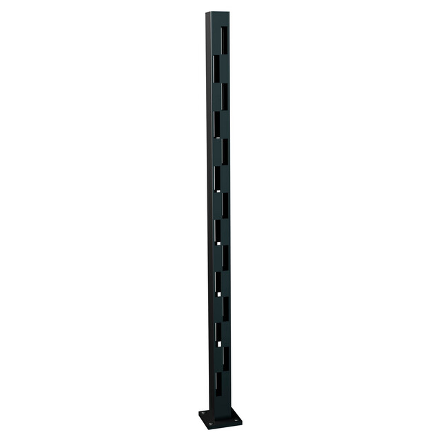MELLANSTOLPE DISKRET 1460 SV STAKETSTOLPE ALUMINIUM | Beijerbygg Byggmaterial