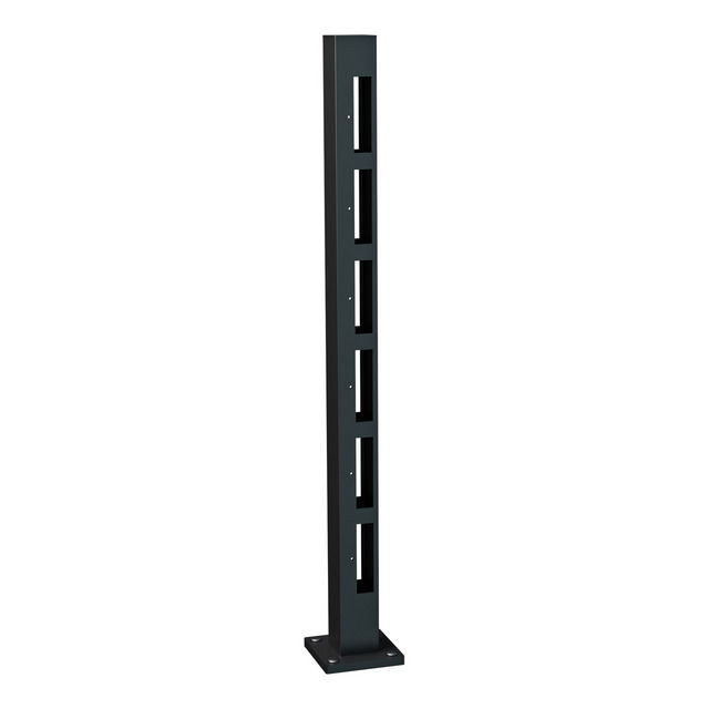 MELLANSTOLPE VIDÖSTERN 1040 SV STAKETSTOLPE ALUMINIUM | Beijerbygg Byggmaterial