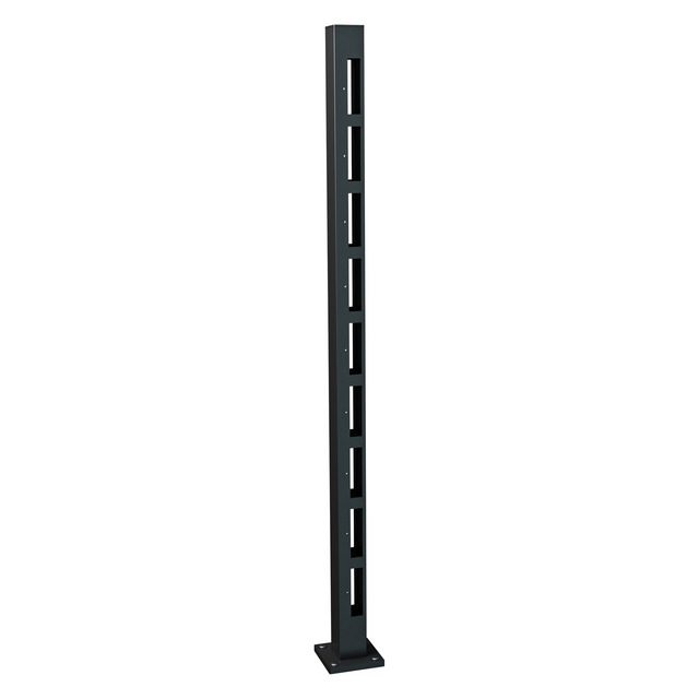 MELLANSTOLPE VIDÖSTERN 1490 SV STAKETSTOLPE ALUMINIUM | Beijerbygg Byggmaterial