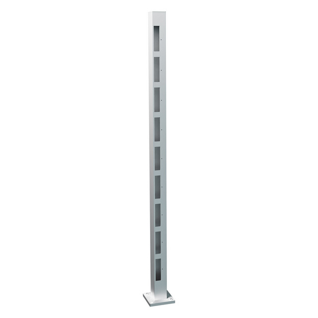 ÄNDSTOLP HÖG VIDÖSTERN 1490NAT STAKETSTOLPE ALUMINIUM | Beijerbygg Byggmaterial
