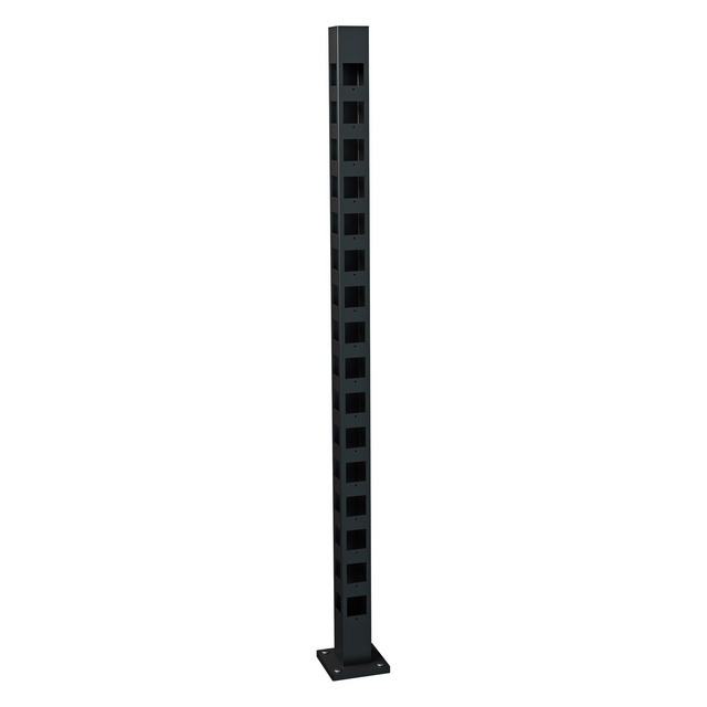 HÖRNSTOLPE FUREN 1510 SV STAKETSTOLPE ALUMINIUM | Beijerbygg Byggmaterial