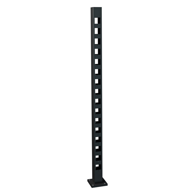 MELLANSTOLPE FUREN 1510 SV STAKETSTOLPE ALUMINIUM | Beijerbygg Byggmaterial