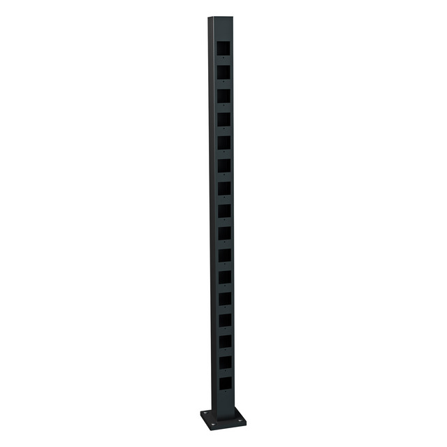 ÄNDSTOLPE FUREN 1510 SV STAKETSTOLPE ALUMINIUM | Beijerbygg Byggmaterial